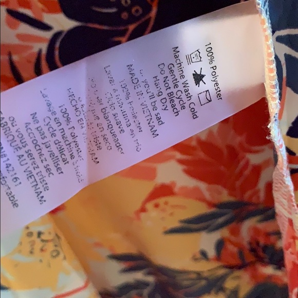 LuLaRoe Floral Flowing Sleeveless Topper Size M - Picture 9 of 10